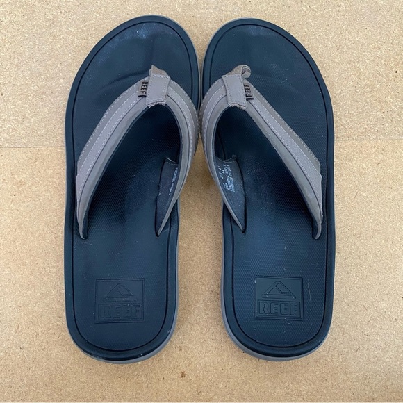 Reef Men’s Black & Tan Flip Flop Sandals Size 11 - Picture 6 of 6